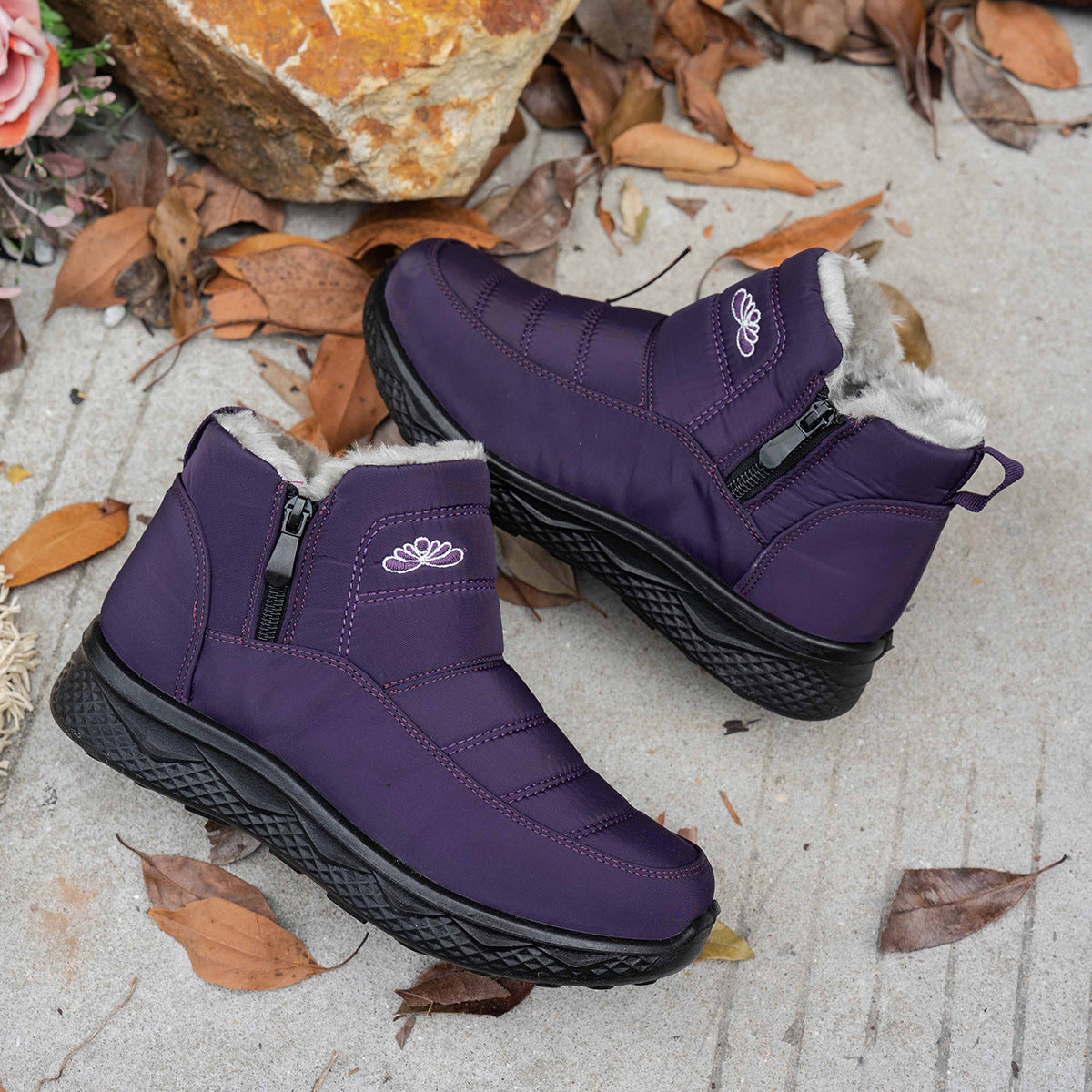 🔥LAST DAY: 80% OFF | Limited Time Sale: Women’s Insulated Snow Boots – Waterproof & Fur-Lined