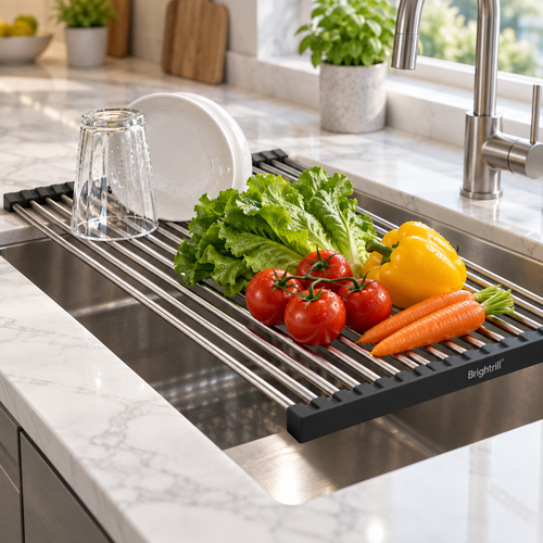 Brightrill® SinkSmart Roll-Up Drying Rack