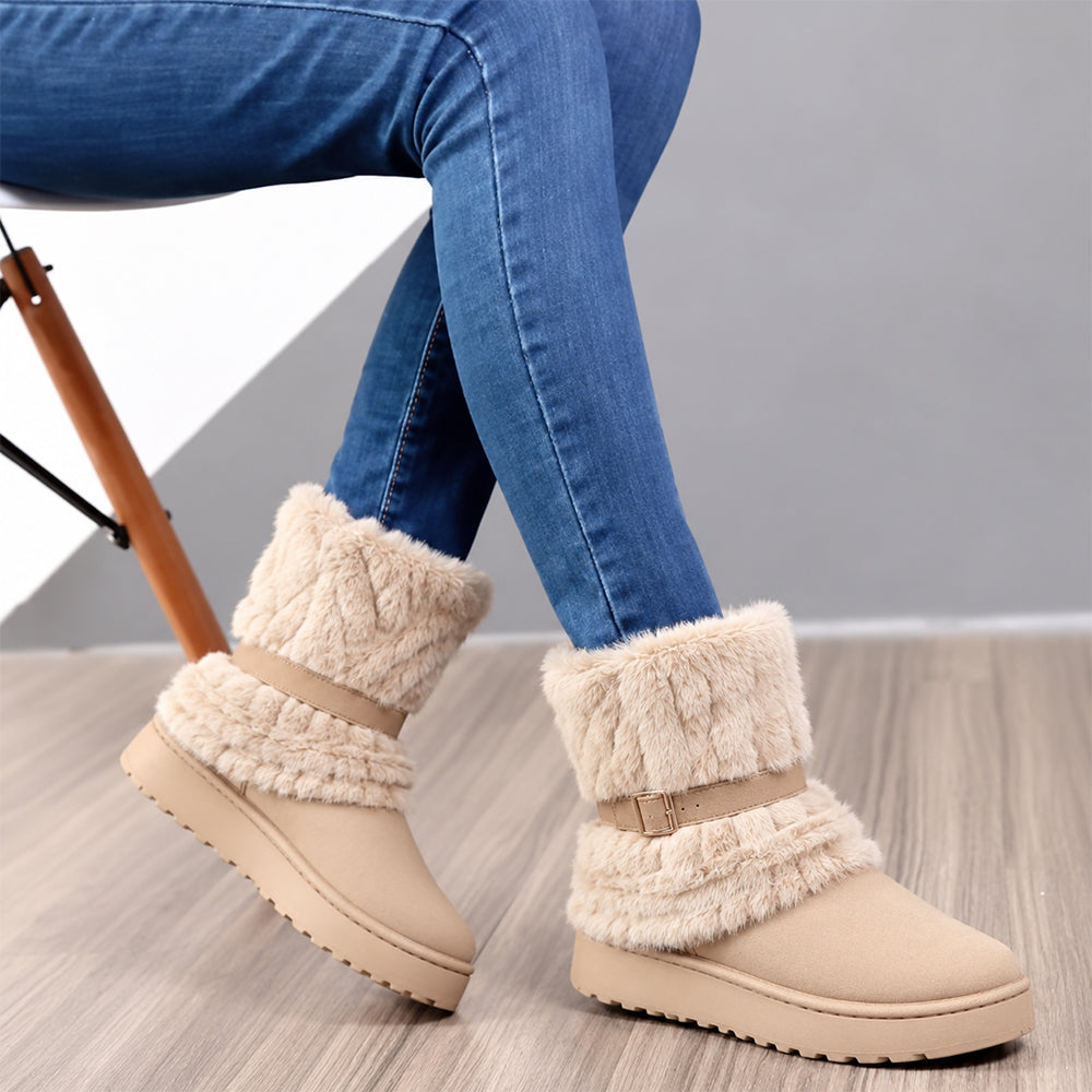 🔥LAST DAY: 80% OFF | Comfortable Orthopedic Winter Ankle Boots | Waterproof & Non‑Slip for Cold Days