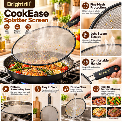 Brightrill® CookEase Splatter Screen