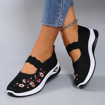 🔥Last Day Promotion 49% OFF - Women's Casual Breathable Slip On Orthopaedic Walking Shoes