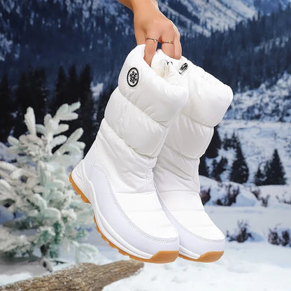 🔥 SAVE $17 |Warm Winter Ankle Booties for Women, Water‑Repellent Non‑Slip Arch Support Faux Fur Lined All‑Day‑Comfort Walking Boots